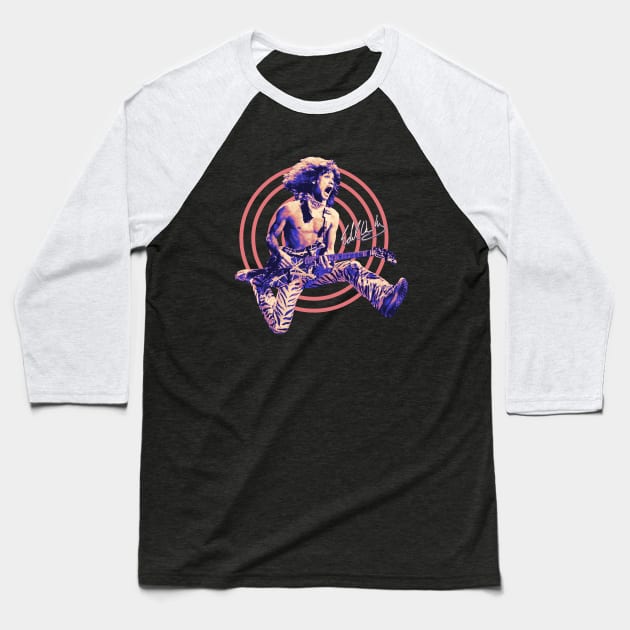 Van Halen Classic Jumping Signature Baseball T-Shirt by BolaMainan